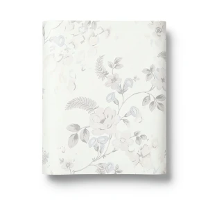 Italian Wallpaper Off White Floral Design, Size 10m x 0.70m, Model rc17019