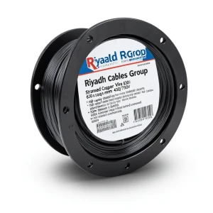 Stranded Copper Wire 630 sq mm 450/750V, Black, 500m Drum | Riyadh Cables Group