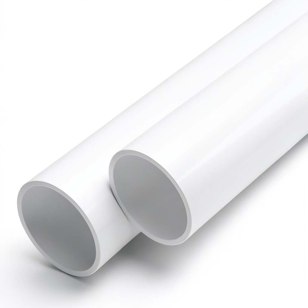 مواسير UPVC ضغط اسمي 10 بار قطر خارجي 280 مم سمك 10.7 مم لون أبيض