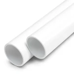 UPVC Pipes Nominal Pressure 10 Bar Outside Diameter 50 mm Thickness 2.4 mm White