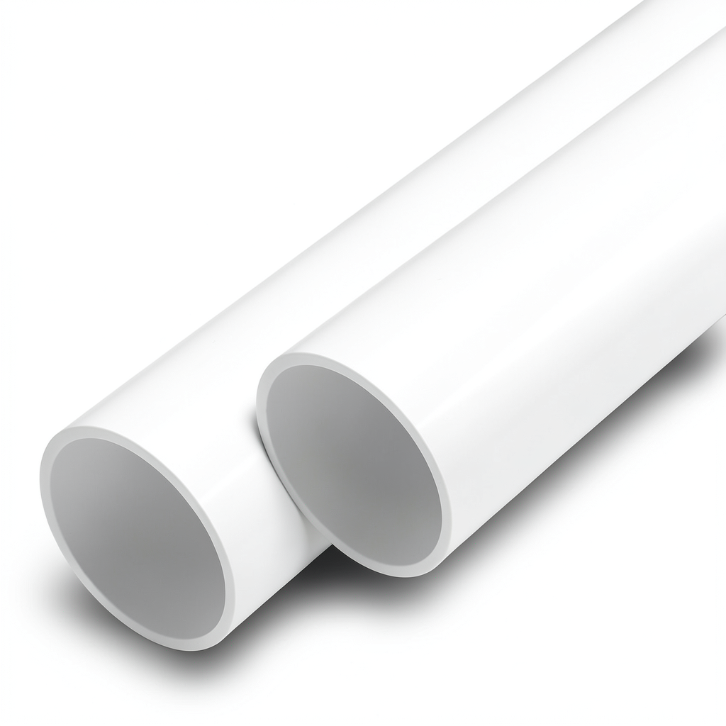 مواسير UPVC ضغط اسمي 10 بار قطر خارجي 355 مم سمك 13.6 مم لون أبيض