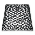 Hot Rolled Black Steel Expanded Metal Mesh Thickness 1.4 mm Width 2.44 m Length 6 m