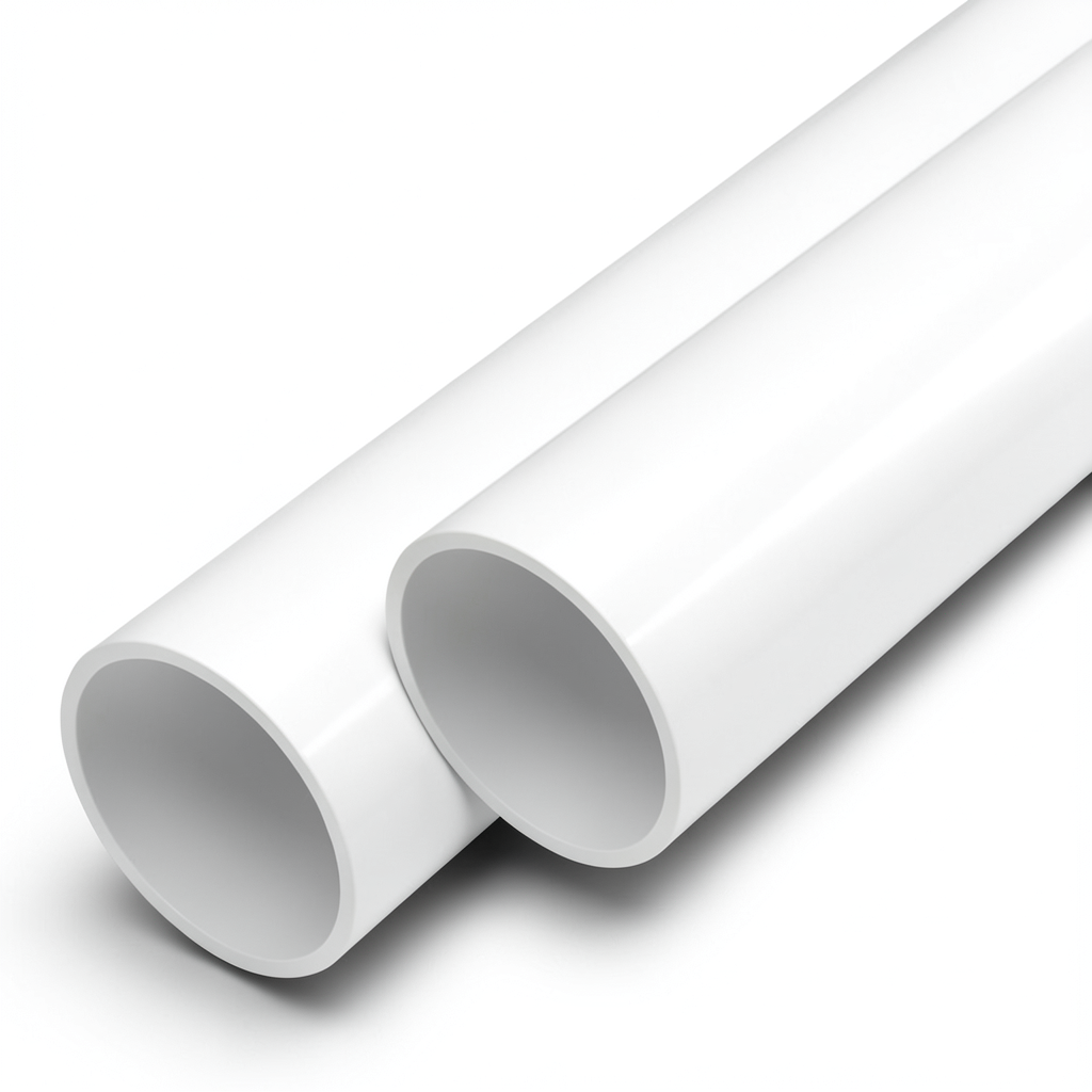 UPVC Pipes Nominal Pressure 10 Bar Outside Diameter 75 mm Thickness 3.6 mm White