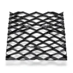 Hot Rolled Black Steel Expanded Metal Mesh Thickness 1.4 mm Width 2.44 m Length 7 m