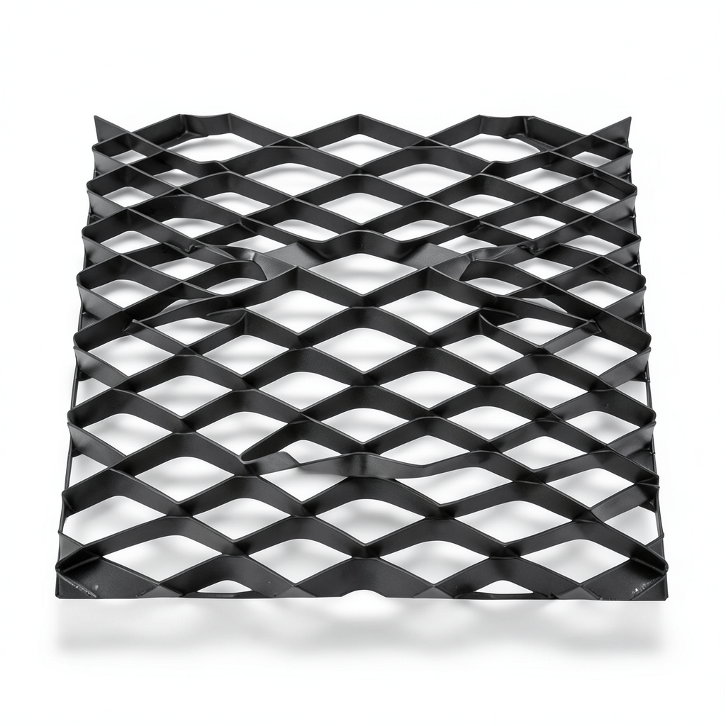 Hot Rolled Black Steel Expanded Metal Mesh Thickness 1.4 mm Width 2.44 m Length 7 m
