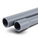 UPVC Pipes Schedule 80 Size 2½ inch Thickness 7.01 mm Gray