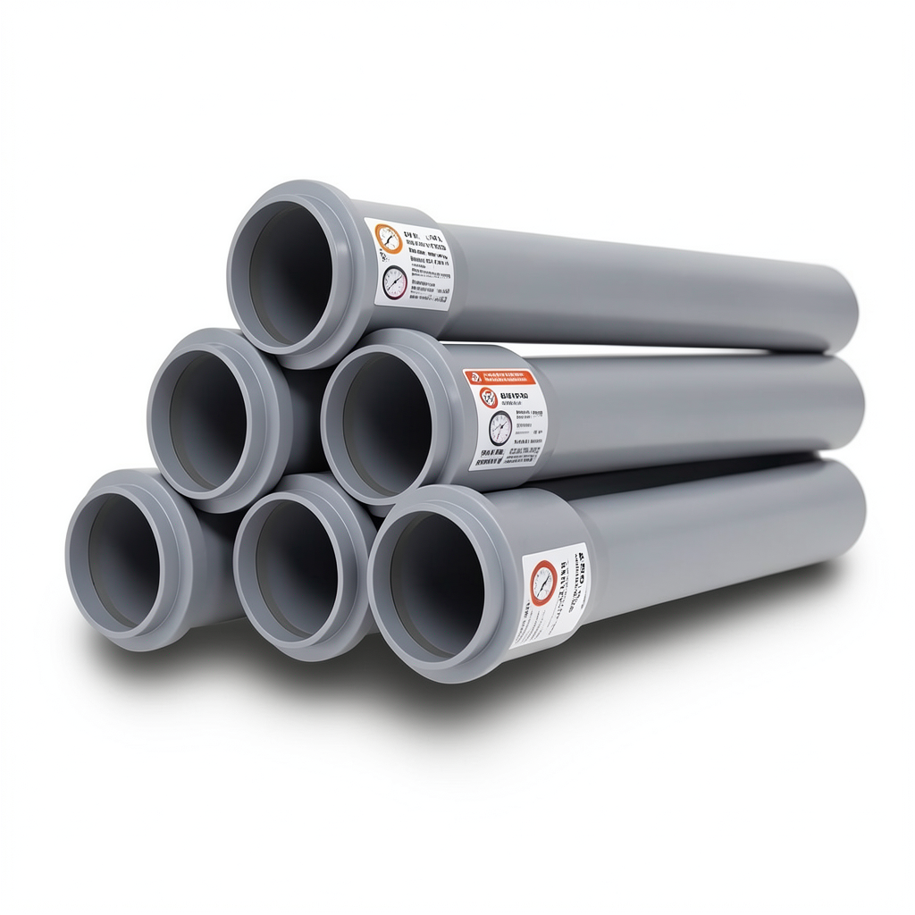 UPVC Pipes PN 16 Bar Size 355 mm Thickness 26.3 mm Gray Color | SAPPCO