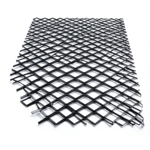 Hot Rolled Black Steel Expanded Metal Mesh Thickness 1.5 mm Width 2.44 m Length 2 m