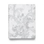 Italian Wallpaper Gray Color Floral Design, Size 10mx0.70m, Model rc17053