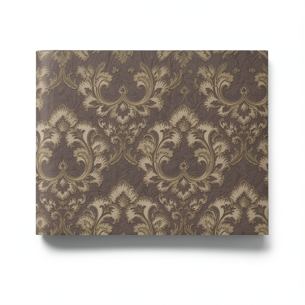 Classic Wall Covering Dark Brown 10m x 1.06m, Model 81933