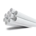 مواسير بلاستيك UPVC جدول 40 مقاس 3/4 إنش سمك 2.87 مم لون أبيض
