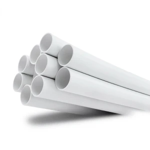 مواسير بلاستيك UPVC جدول 40 مقاس 3/4 إنش سمك 2.87 مم لون أبيض