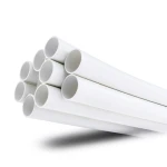 مواسير UPVC جدول 40 مقاس 1 إنش سمك 3.38 مم لون أبيض