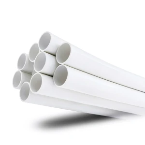 UPVC Pipe Schedule 40 Size 1 inch Thickness 3.38 mm White Color