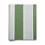 Italian Wallpaper Striped Design 10mx0.70m Green Color, Model rc17043