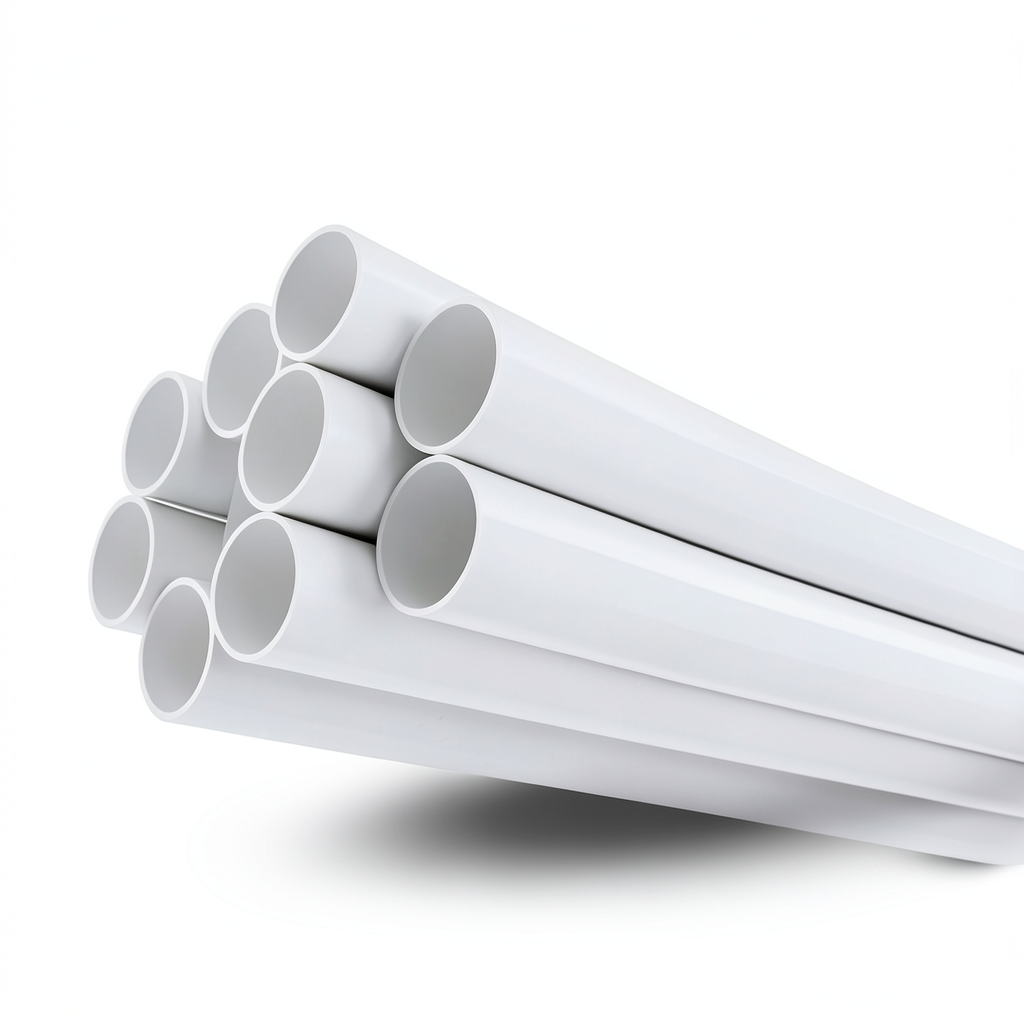 UPVC Plastic Pipe Schedule 40 Size 2 inch Thickness 3.91 mm White