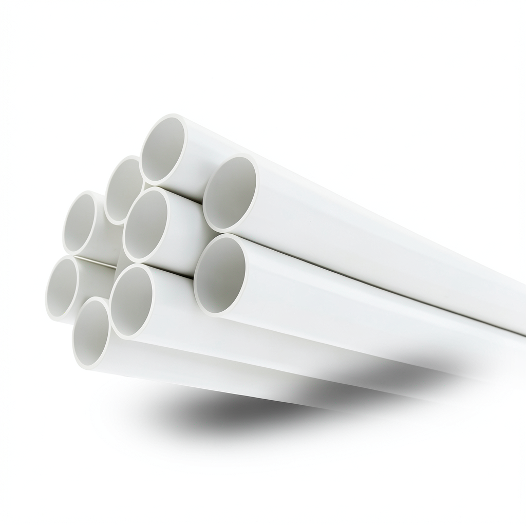 مواسير UPVC جدول 40 مقاس 4 إنش سمك 6.02 مم لون أبيض