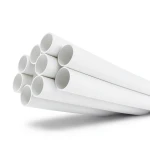 مواسير UPVC جدول 40 مقاس 5 إنش سمك 6.22 مم لون أبيض