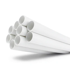 مواسير UPVC جدول 40 مقاس 5 إنش سمك 6.22 مم لون أبيض