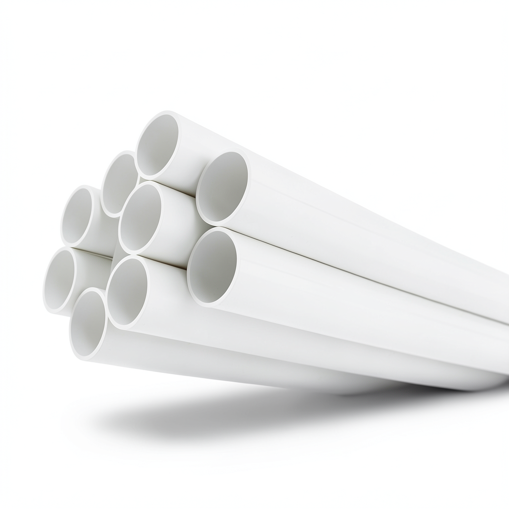 UPVC Pipes Schedule 40 Size 5 inch Thickness 6.22 mm White