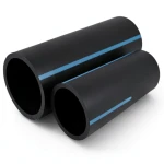 NPF HDPE Pipes Pressure 6 Bar Outside Diameter 63 mm Thickness 1.9 mm Black