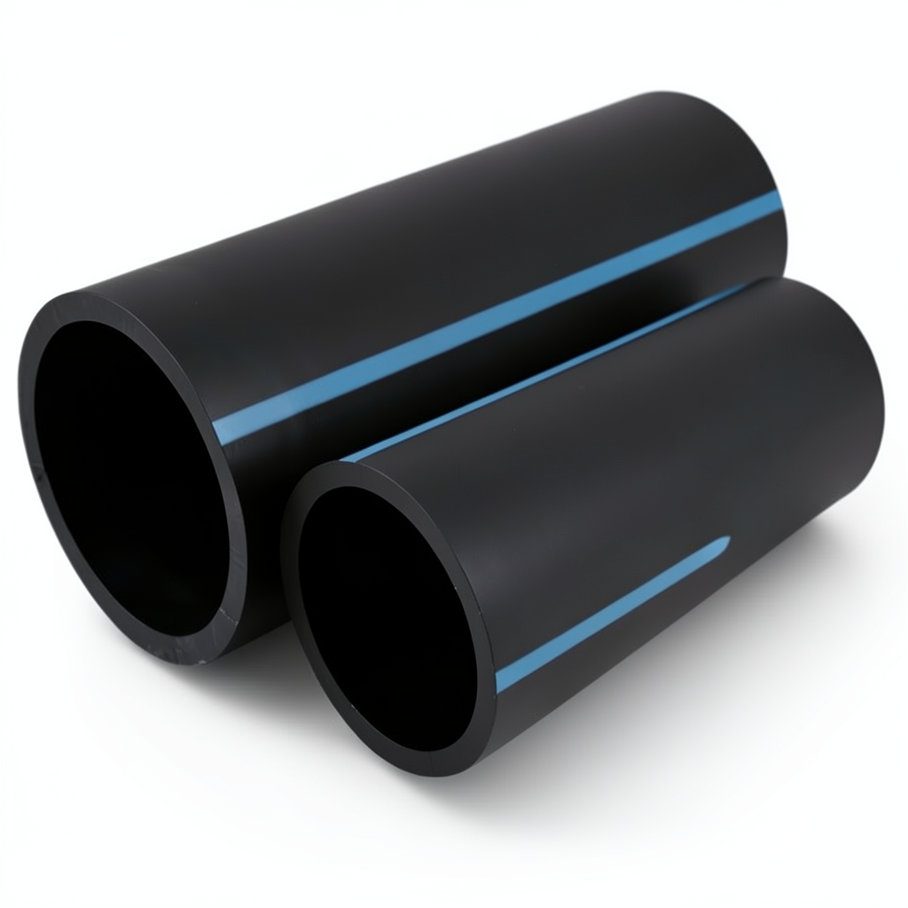 NPF HDPE Pipes Pressure 6 Bar Outside Diameter 63 mm Thickness 1.9 mm Black