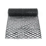 Hot Rolled Black Steel Expanded Metal Mesh Thickness 1.5 mm Width 2.44 m Length 6 m