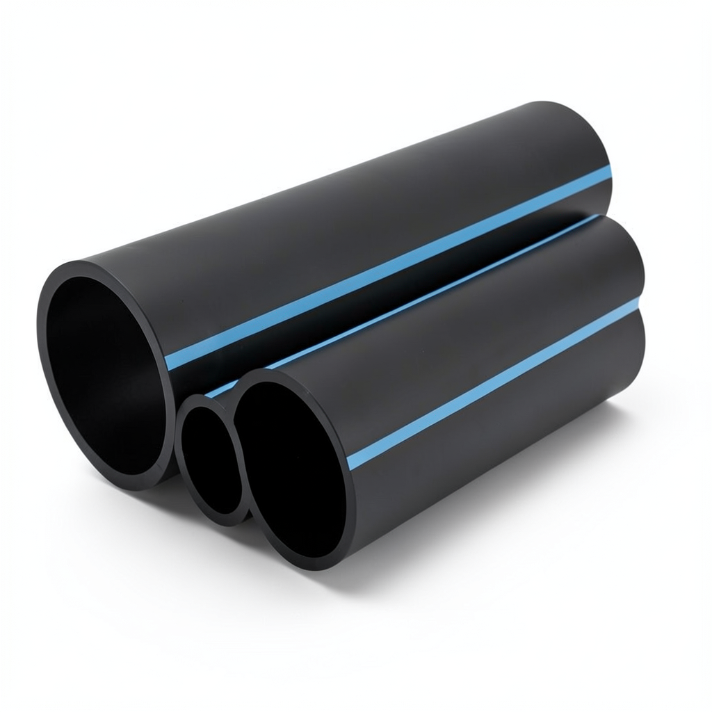 أنابيب HDPE الوطني الضغط 6 بار قطر 75 مم سمك 2.2 مم لون أسود