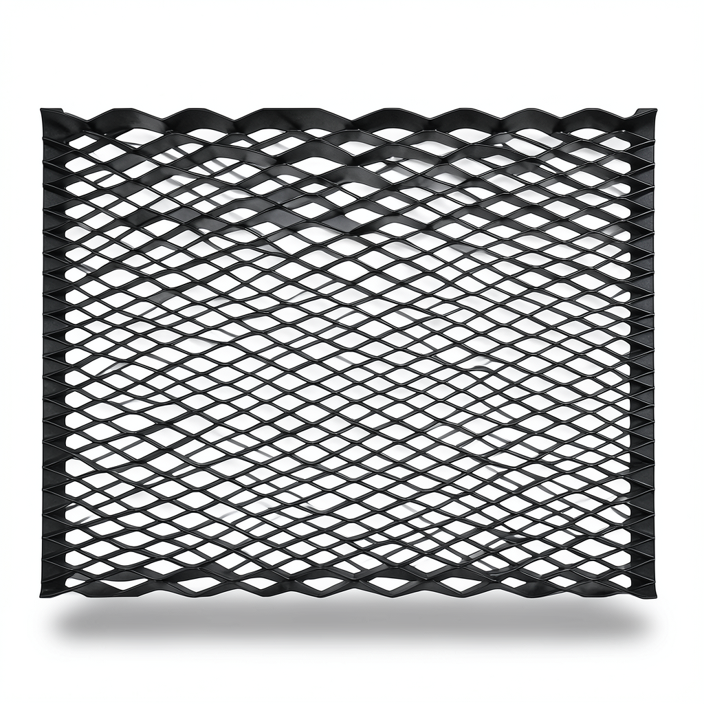 Hot Rolled Black Steel Expanded Metal Mesh Thickness 1.4 mm Width 2.44 m Length 3 m