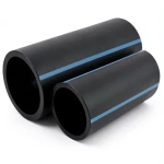 NPF HDPE Pipes High Pressure 6 Bar, Diameter 110 mm, Thickness 3.2 mm, Black