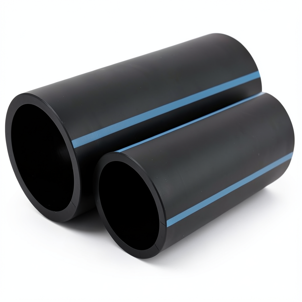 أنابيب HDPE الوطني للضغط العالي 6 بار قطر 110 مم سمك 3.2 مم لون أسود