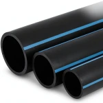 NPF HDPE Pipes Pressure 6 Bar Outside Diameter 125 mm Thickness 3.7 mm Black