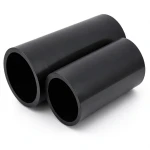 NPF HDPE Pipes Pressure 6 Bar Diameter 140 mm Thickness 4.1 mm Black