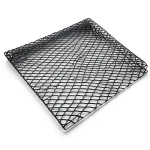 Hot Rolled Steel Expanded Metal Mesh 1.4 mm Thickness 2.44m Width 5m Length, Black