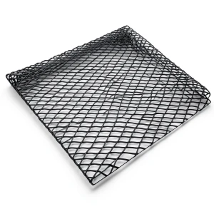 Hot Rolled Steel Expanded Metal Mesh 1.4 mm Thickness 2.44m Width 5m Length, Black