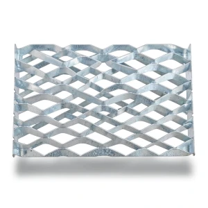 Galvanized Steel Expanded Metal Mesh Thickness 1.7 mm Width 2.44 M Length 1 M