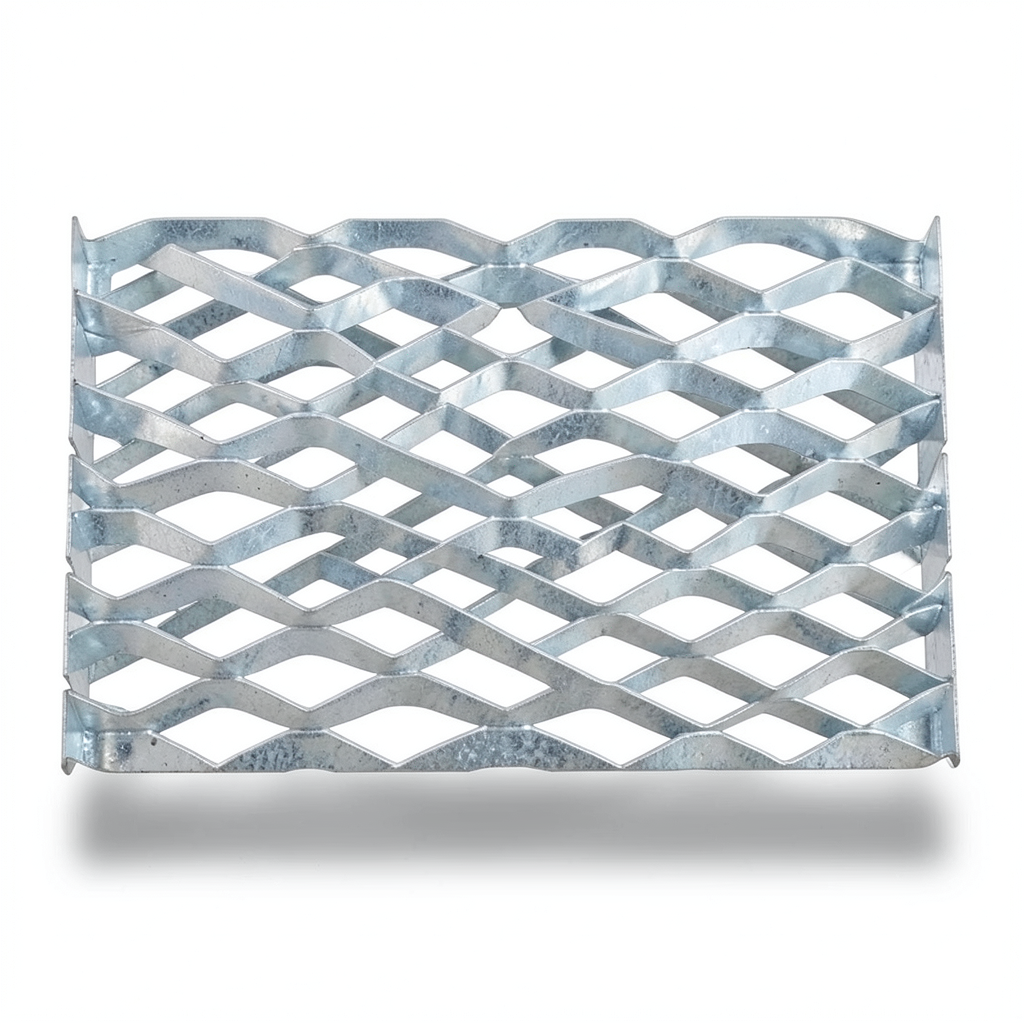 Galvanized Steel Expanded Metal Mesh Thickness 1.7 mm Width 2.44 M Length 1 M