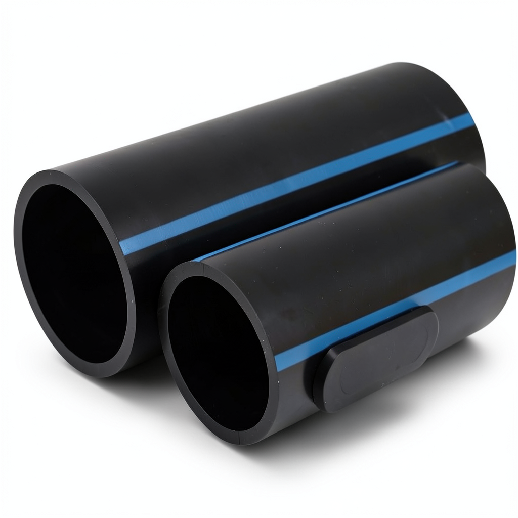 مواسير HDPE الوطني ضغط 6 بار قطر 180 مم سمك 5.3 مم لون أسود