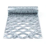 Galvanized Steel Expanded Metal Mesh Thickness 1.7 mm Width 2.44 m Length 2 m