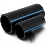 NPF HDPE Pipes Pressure 6 Bar Outside Diameter 400 mm Thickness 11.7 mm Black