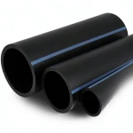 NPF HDPE Pipes Pressure 6 Bar Diameter 500 mm Thickness 14.6 mm Black