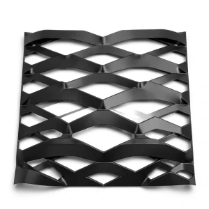 Hot Rolled Black Steel Expanded Metal Mesh Thickness 1.5 mm Width 2.44 m Length 1 m