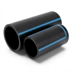 NPF HDPE Pipes High Pressure 6 Bar, Diameter 560 mm, Thickness 16.4 mm, Black