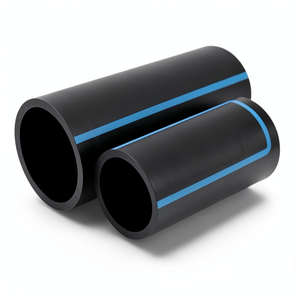 مواسير HDPE الوطني ذات ضغط عالي 6 بار قطر 560 مم سمك 16.4 مم لون أسود