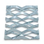 Galvanized Steel Expanded Metal Mesh Thickness 1.7 mm Width 2.44 m Length 4 m