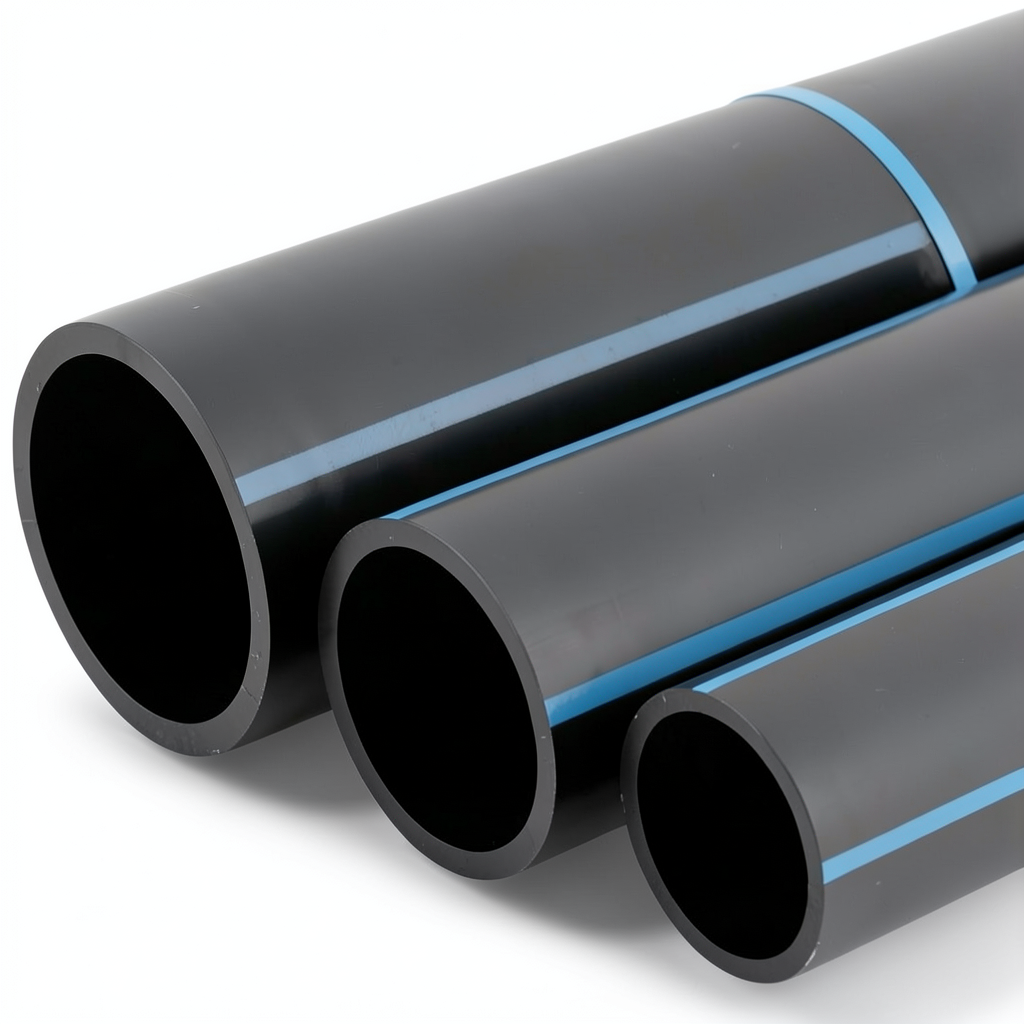 أنابيب HDPE الوطني ضغط 4 بار قطر خارجي 560 مم سمك 11 مم لون أسود