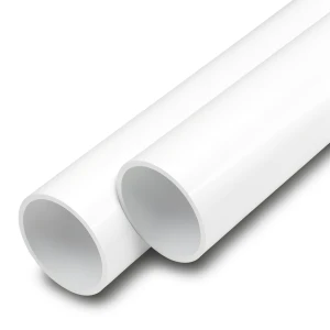 مواسير UPVC ضغط اسمي 12.5 بار قطر خارجي 180 مم سمك 8.6 مم أبيض