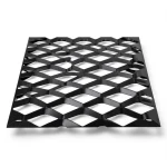 Hot Rolled Black Steel Expanded Metal Mesh Thickness 1.5 mm Width 2.44 m Length 4 m