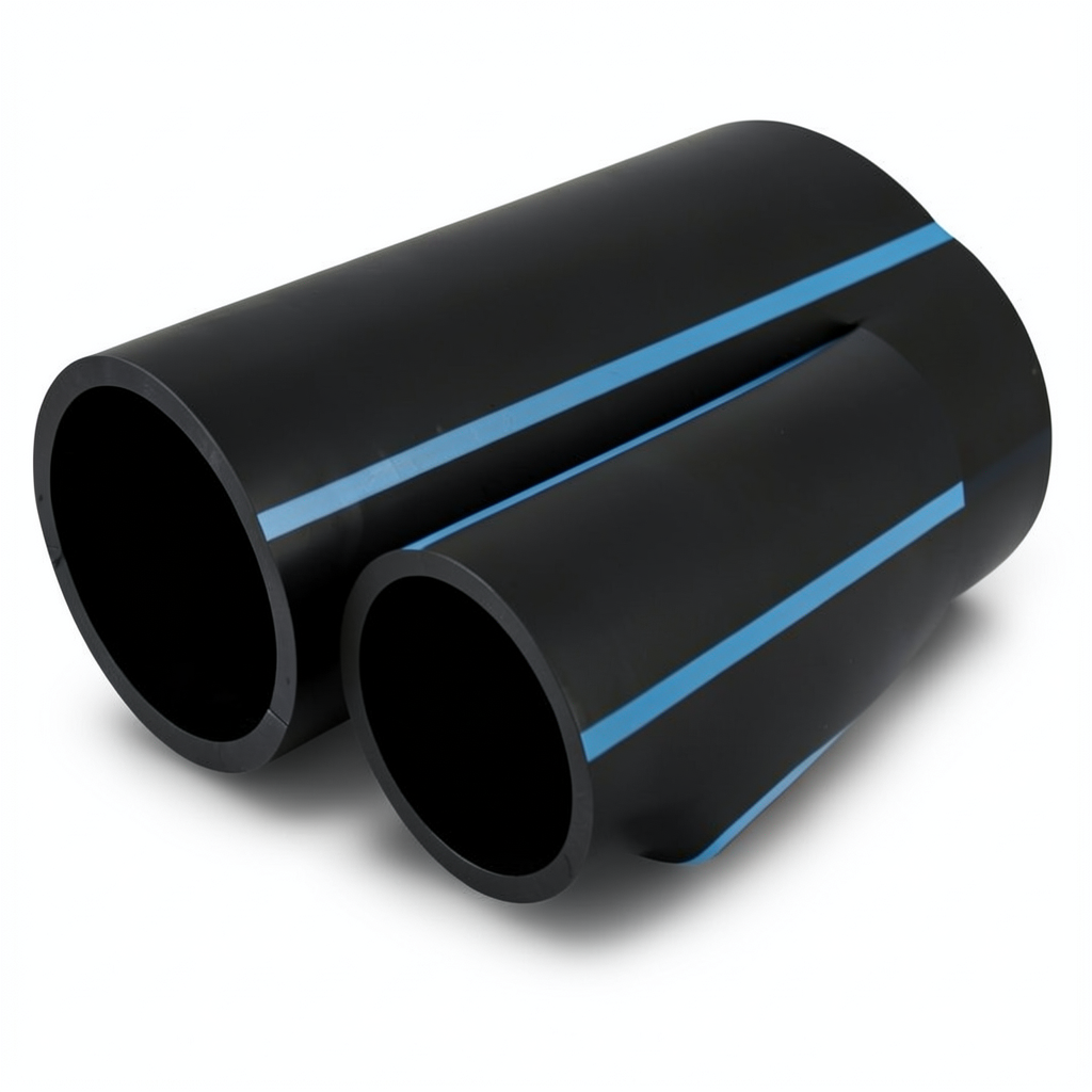 أنابيب HDPE الوطني ضغط 6 بار قطر 50 مم سمك 1.8 مم لون أسود