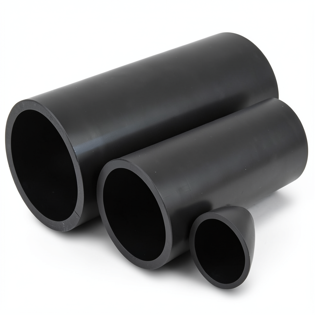 مواسير HDPE الوطني لشبكات المياه ضغط 6 بار قطر خارجي 63 مم سمك 1.9 مم أسود